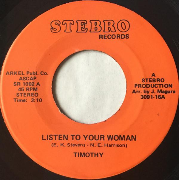 Tim Stevens (3) - Listen To Your Woman