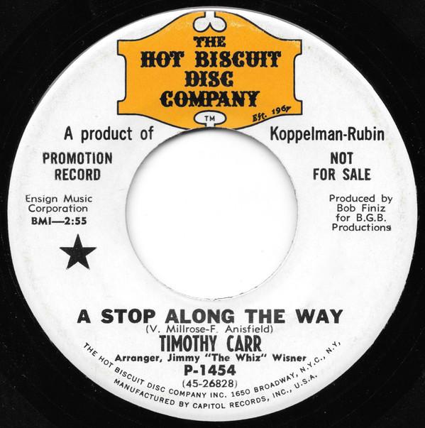 Timothy Carr - A Stop Along The Way / Lets Start All Over Again