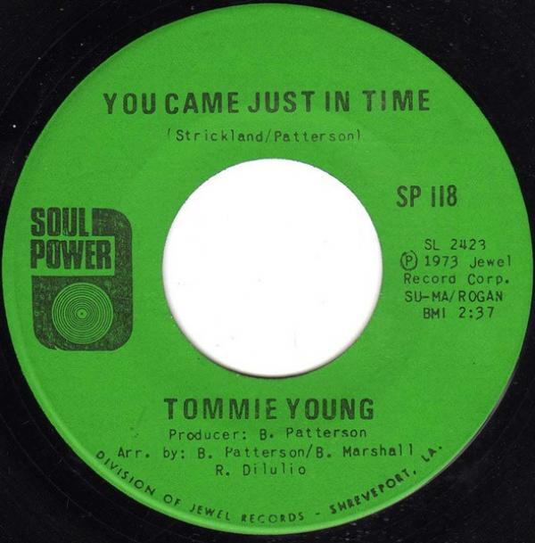 Tommie Young - You Came Just In Time / You Can't Have Your Cake (And Eat It Too)