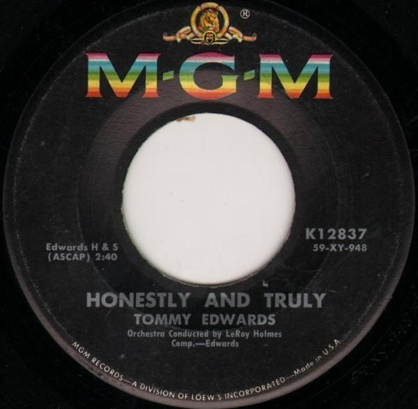 Tommy Edwards - Honestly And Truly