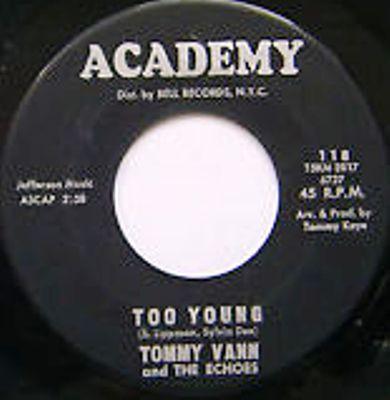 Tommy Vann And The Echoes - Too Young