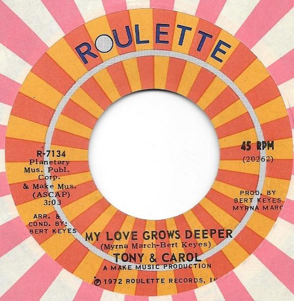 Tony And Carol - My Love Grows Deeper