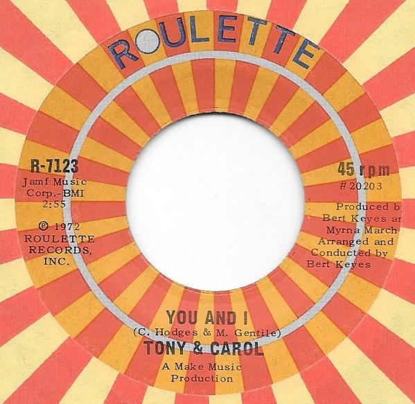 Tony And Carol - You And I