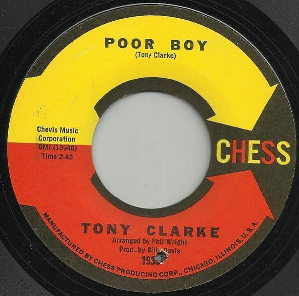 Tony Clarke (2) - Poor Boy / The Fugitive Kind