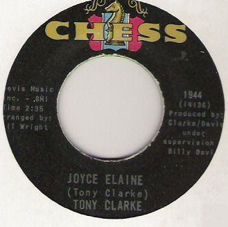 Tony Clarke  - Joyce Elaine / You're A Star
