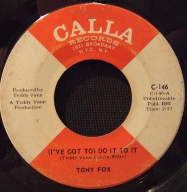 Tony Fox - (I’ve Got To) Do It To It / E.S.P.