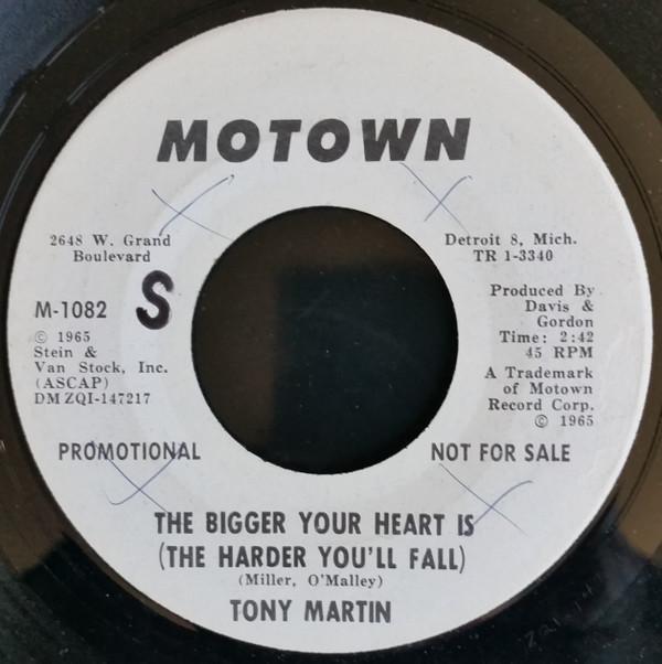 Tony Martin (3) - The Bigger Your Heart Is (The Harder You'll Fall) / The Two Of Us