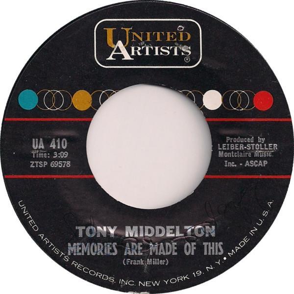 Tony Middleton - Memories Are Made Of This