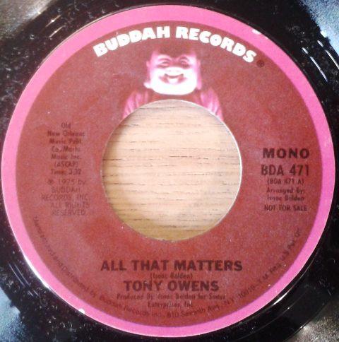 Tony Owens - All That Matters