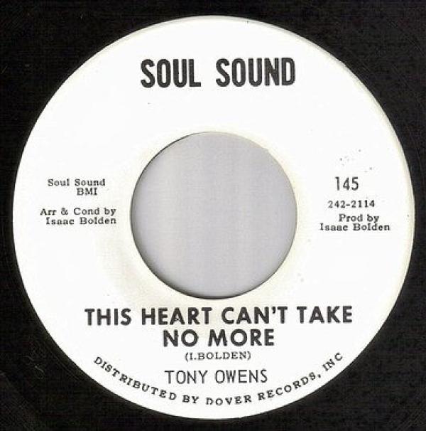 Tony Owens - I Got Soul / This Heart Can't Take No More