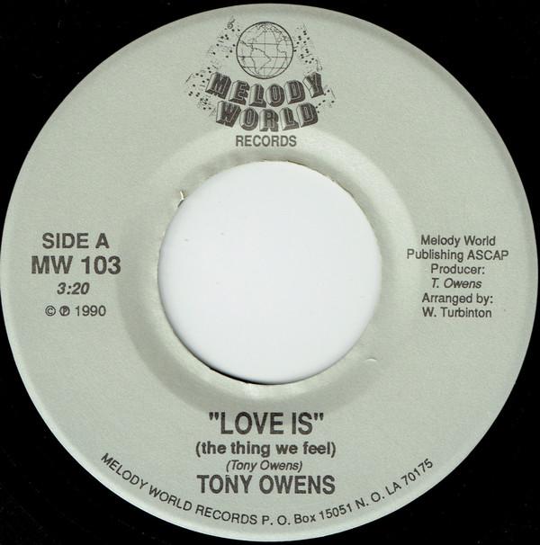 Tony Owens - Love Is (The Thing We Feel)
