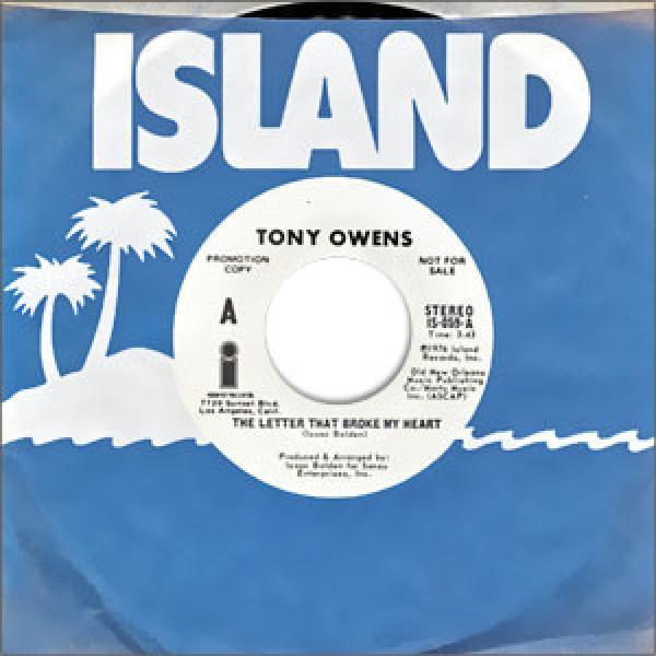 Tony Owens - The Letter That Broke My Heart