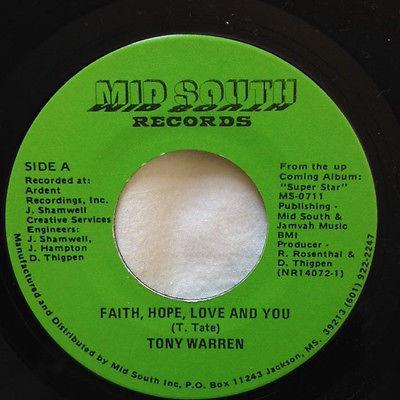 Tony Warren - Faith, Hope, Love and You