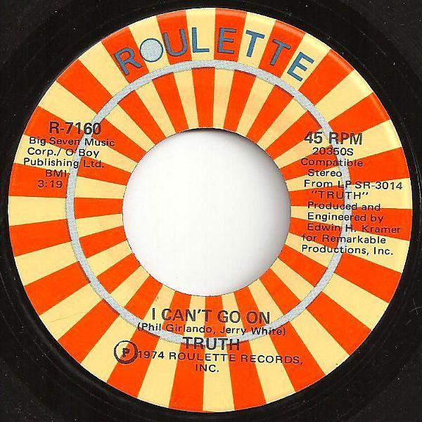 Truth  - I Can't Go On
