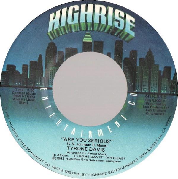Tyrone Davis - Are You Serious