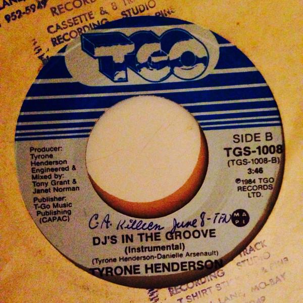Tyrone Henderson (2) - DJ's In The Groove 