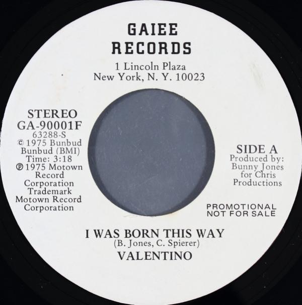 Valentino (10) - I Was Born This Way
