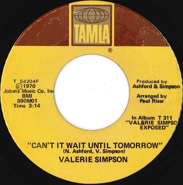 Valerie Simpson - Can't It Wait Until Tomorrow