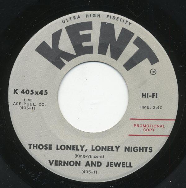 Vernon And Jewell - Those Lonely, Lonely Nights