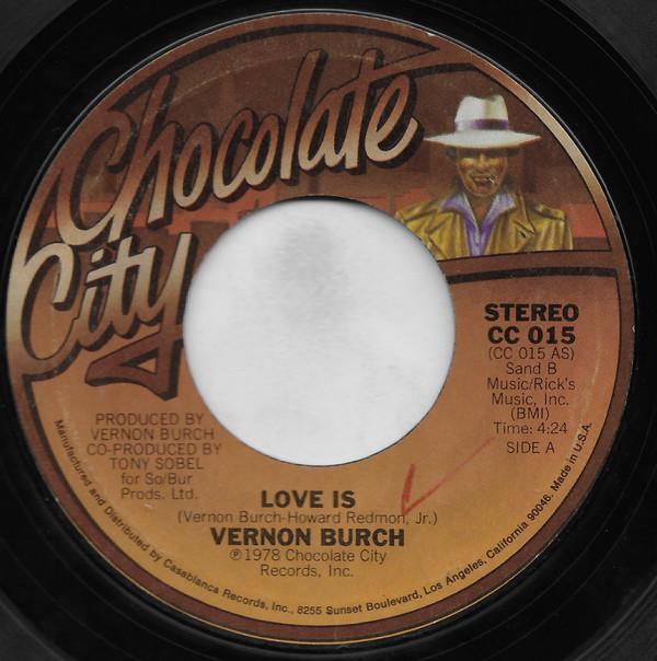 Vernon Burch - Love Is / When Summer's Over