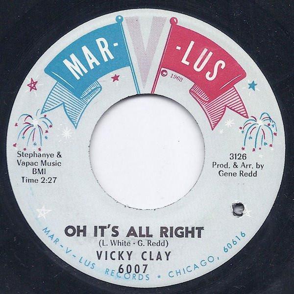 Vicky Clay - Oh It's All Right / Gee Whiz