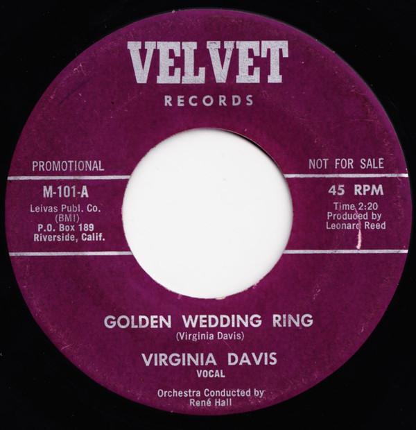 Virginia Davis (5) - Golden Wedding Ring