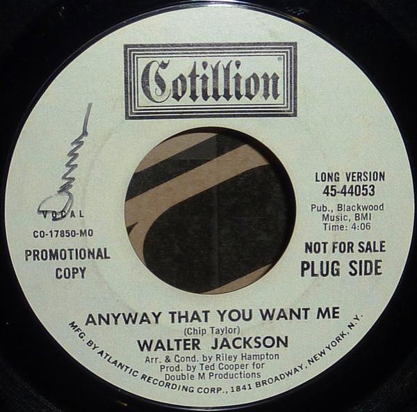Walter Jackson - Anyway That You Want Me