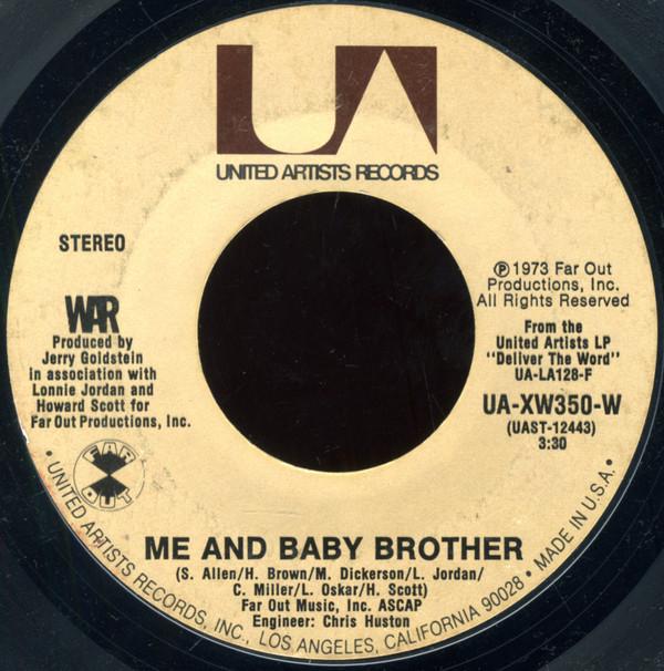 War - Me And Baby Brother