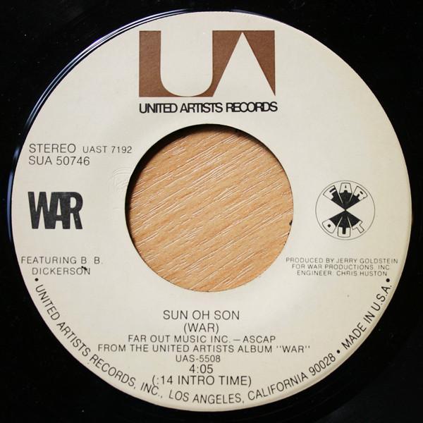 War - Sun Oh Son / Lonely Feelin'
