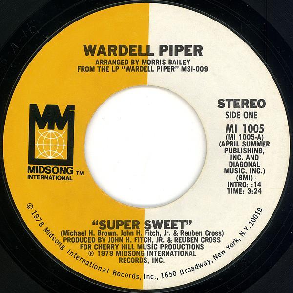 Wardell Piper - Super Sweet