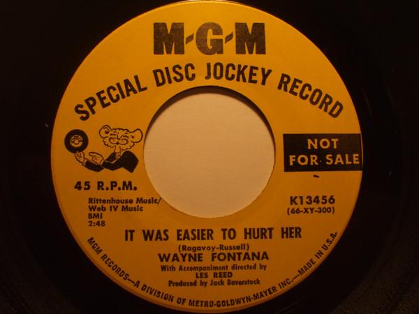 Wayne Fontana - It Was Easier To Hurt Her