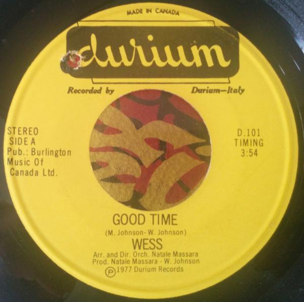 Wess Johnson - Good Time / Carrie