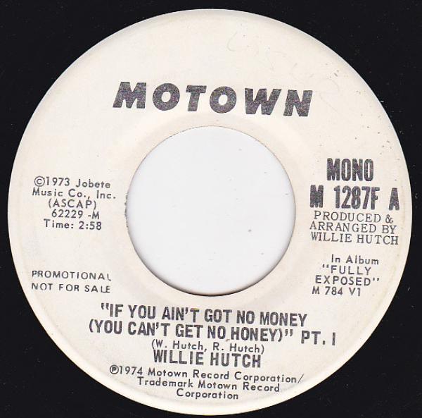 Willie Hutch - If You Ain't Got No Money (You Can't Get No Honey)