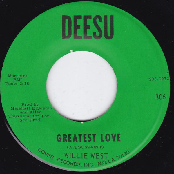 Willie West - Greatest Love / Hello Mama