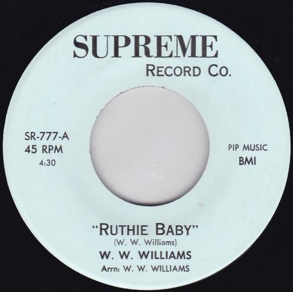 Willie Williams - Ruthie Baby / 38 Women