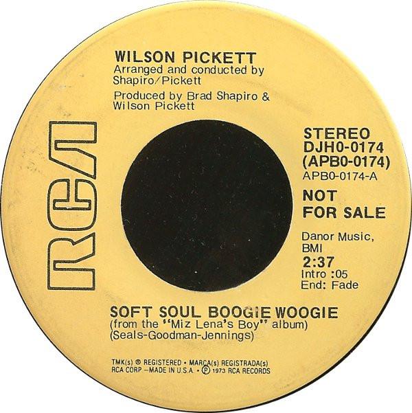 Wilson Pickett - Soft Soul Boogie Woogie