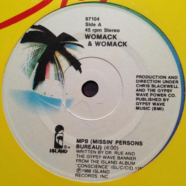 Womack & Womack - MPB (Missin' Persons Bureau) / Slave (Just For Love)