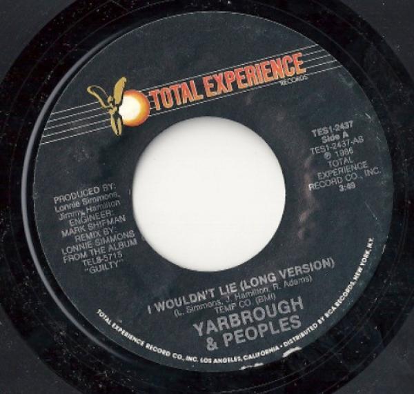 Yarbrough & Peoples - I Wouldn't Lie