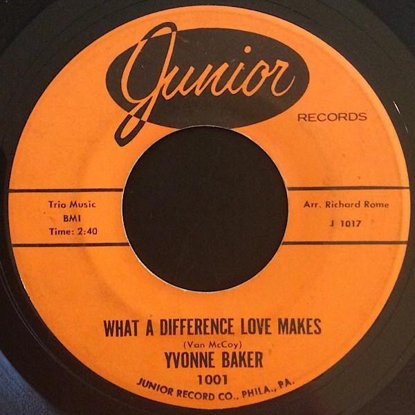 Yvonne Baker - What A Difference Love Makes / Funny What Time Can Do