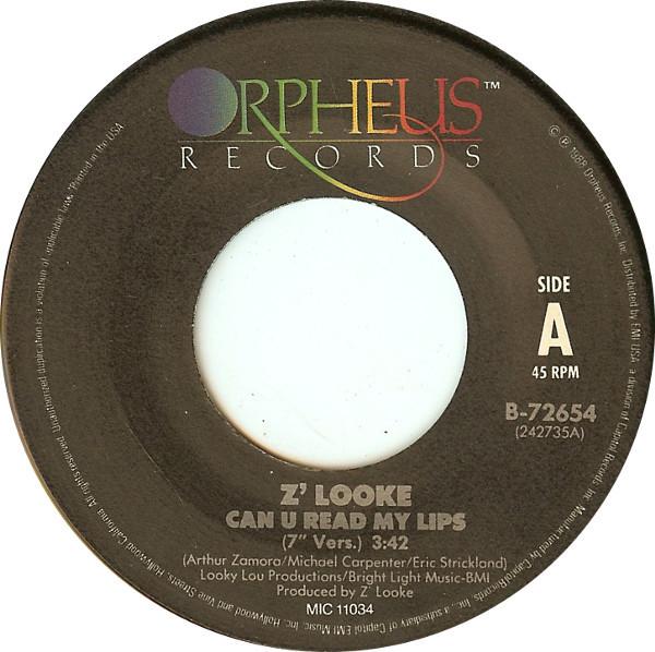 Z'Looke - Can U Read My Lips